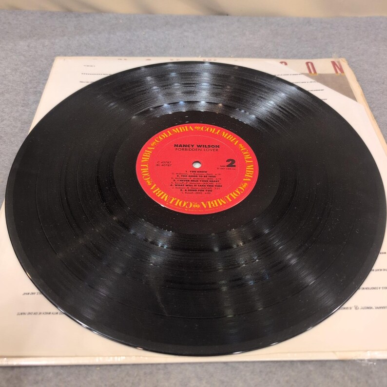 Nancy Wilson Forbidden Lover Vinyl LP Columbia C 40787 Jazz Soul 1987 Album image 5