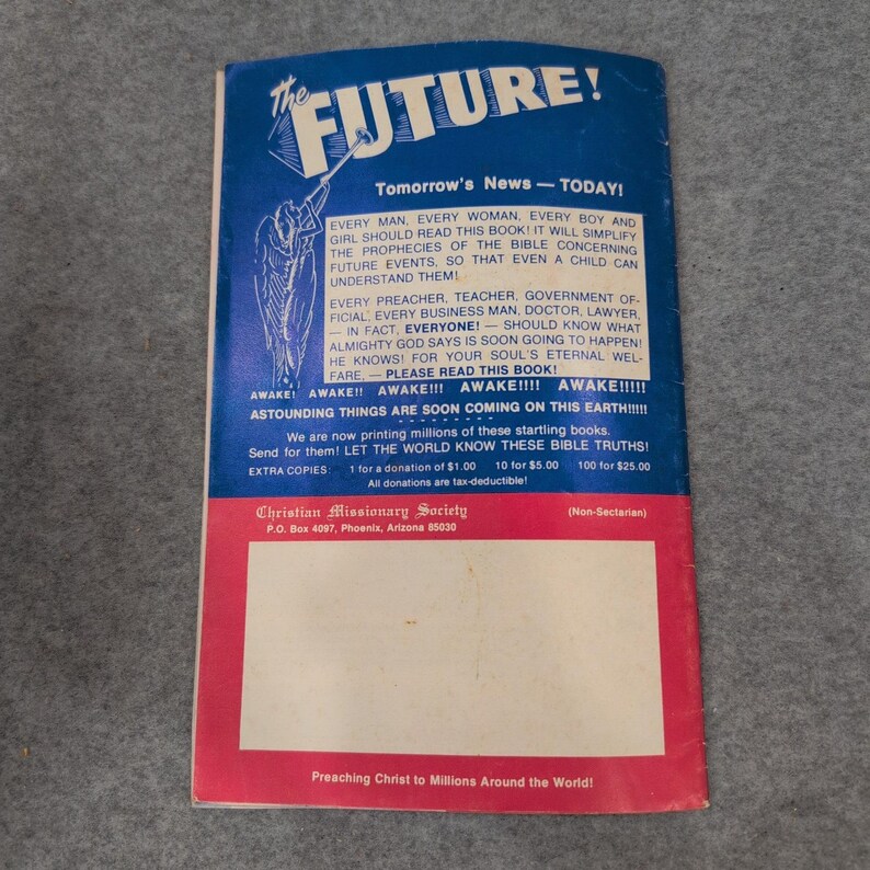 Soon-Coming World-Shaking Events! Christian Missionary Society Dispensationalism image 5
