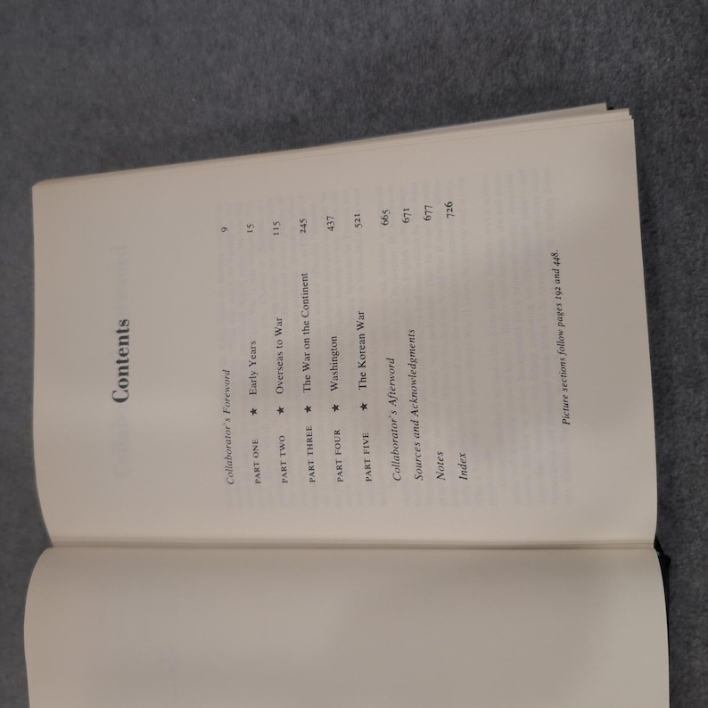 A Generals Life Omar N Bradley Autobiography First Edition Hardcover 1983 WWII image 5