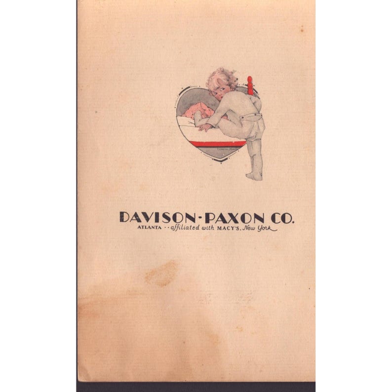 Vintage Het Peuterboek: Een boek voor ouders G.F. Earnshaw Davison-Paxon Co Atlanta afbeelding 2