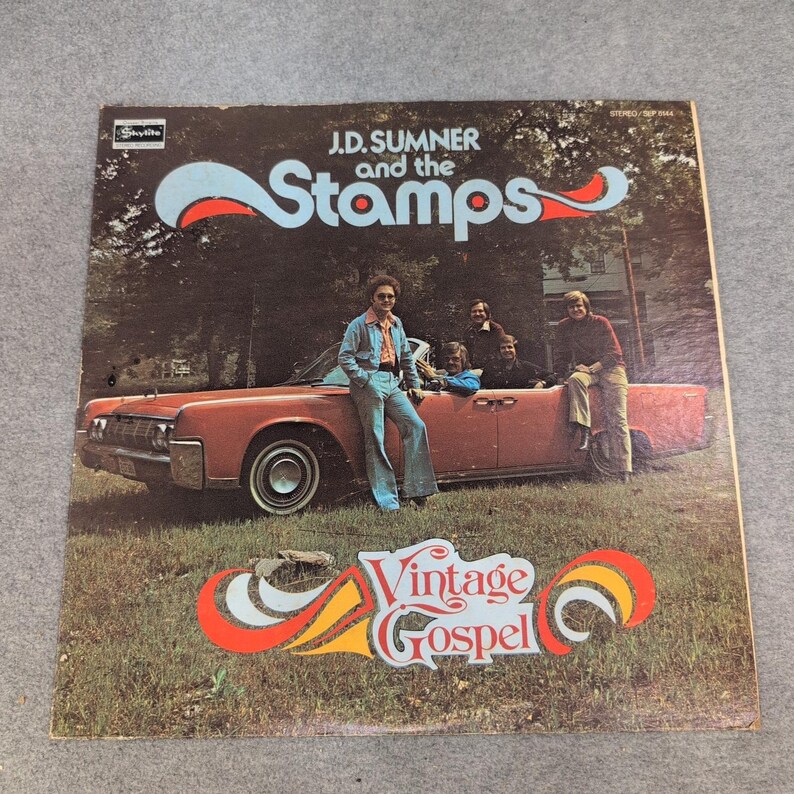 J.D. Sumner and the Stamps Vintage Gospel Vinyl LP Record Skylite SLP 6144 image 1
