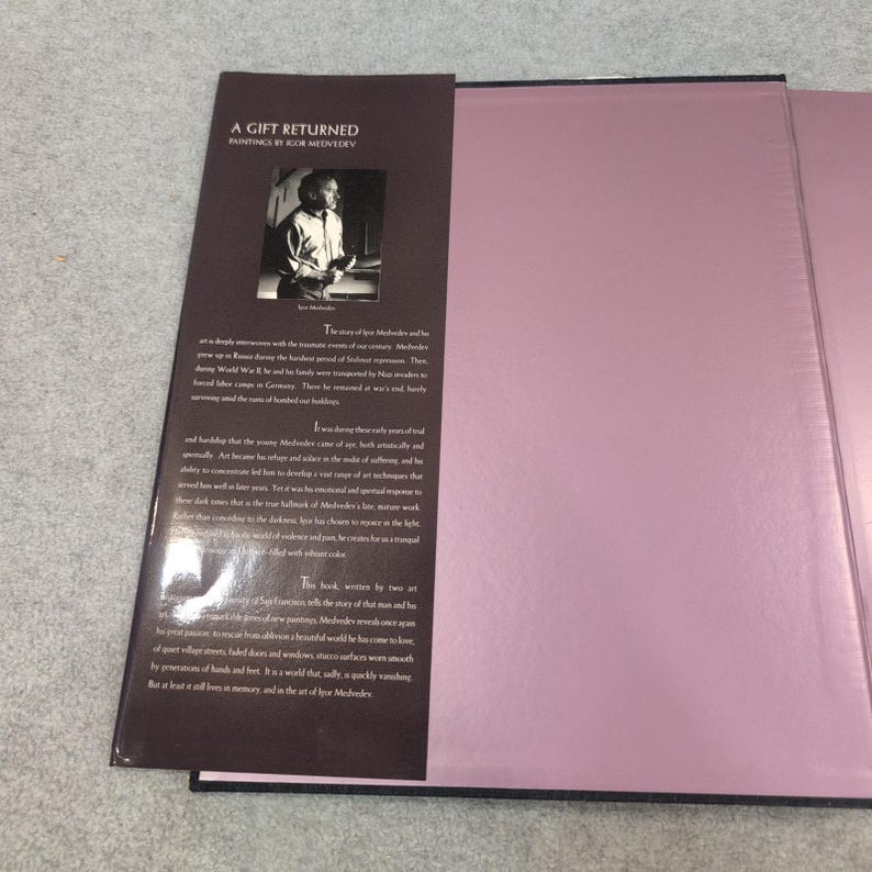 A Gift Returned Paintings by Igor Medvedev The Mediterranean Light HC 1996 image 3