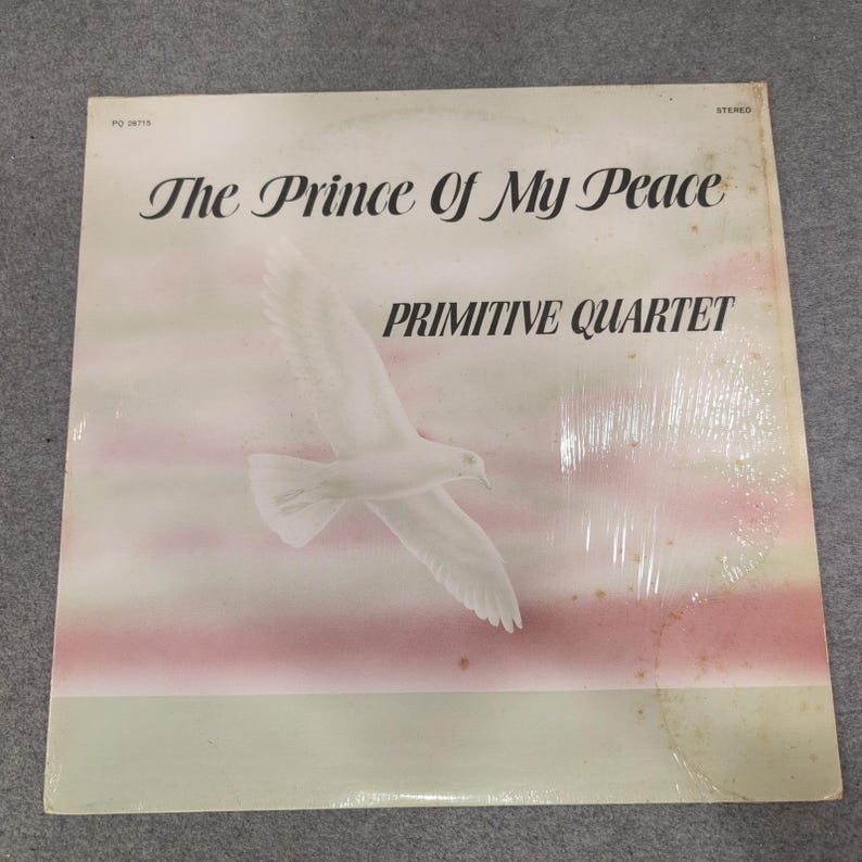 Primitive Quartet The Prince Of My Peace Vinyl LP Southern Gospel PQ 28715 image 1
