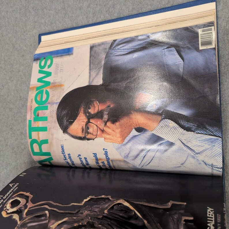 ARTnews Magazine 1986 Full Year 10 Issues Bound Volume Hardcover John Baldessari image 8