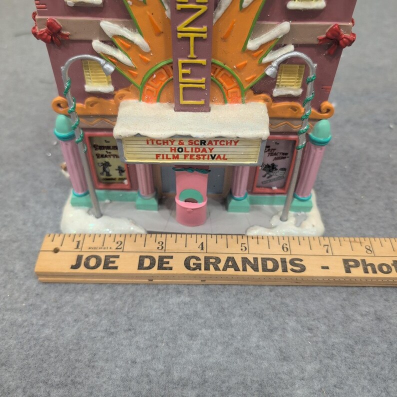 Hawthorne Village The Simpsons Aztec Movie House Christmas Village 2004 A1069 image 7