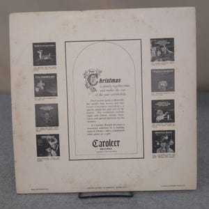 The Spaziergang Strings Christmas Favorites Vinyl LP Caroleer Cords X 1705 VG Bild 2
