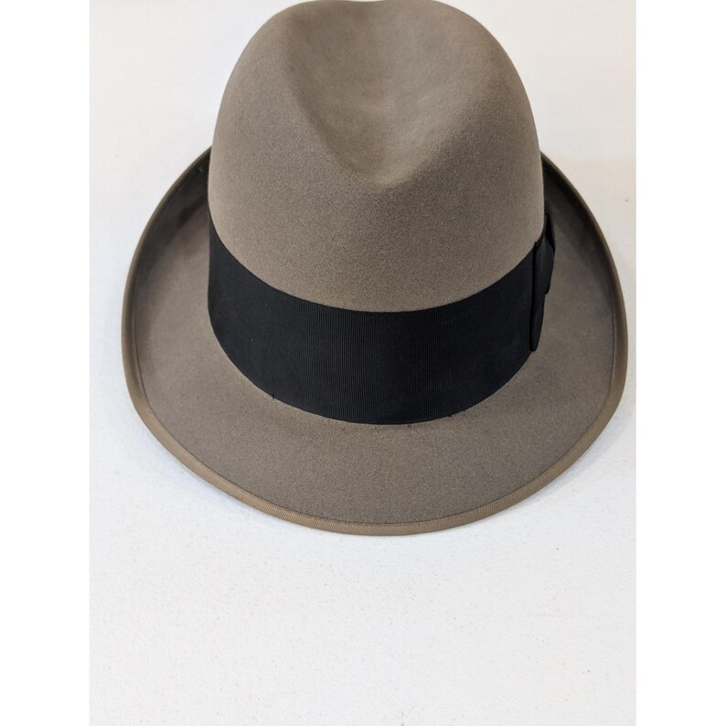 VTG Crofut & Knapp New York Mens Classic Fedora Hat - Stanton's 20" Head Circ. image 2