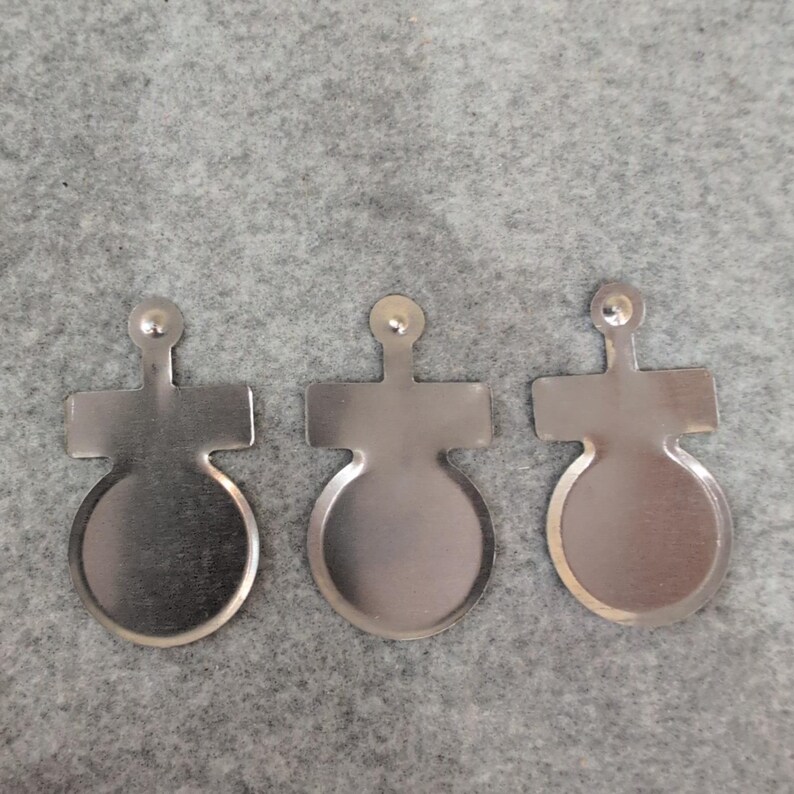 3 Odyssey2 Official Game 1982 Worlds Fair Metal Tokens Pins Magnets image 2