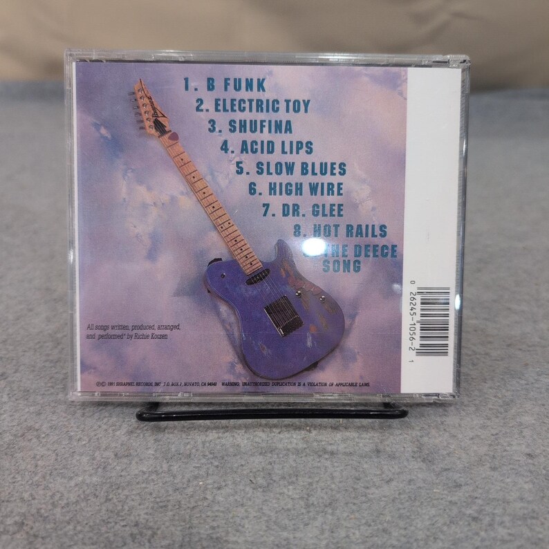 Richie Kotzen Electric Joy CD 1991 Shrapnel Records Instrumental Rock image 2