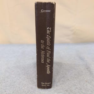 L'Epistola di Paolo apostolo agli Ebrei, Oliver B. Greene, copertina rigida, 1979 immagine 2