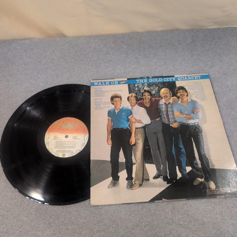 The Gold City Quartet Walk On Vinyl LP Southern Gospel 1984 R3882 image 2