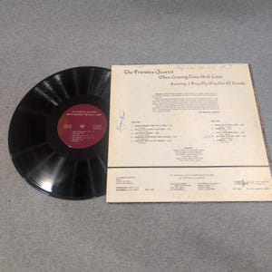 The Primitive Quartet When Crossing Time Shall Come Vinyl LP Signed 1979 image 6