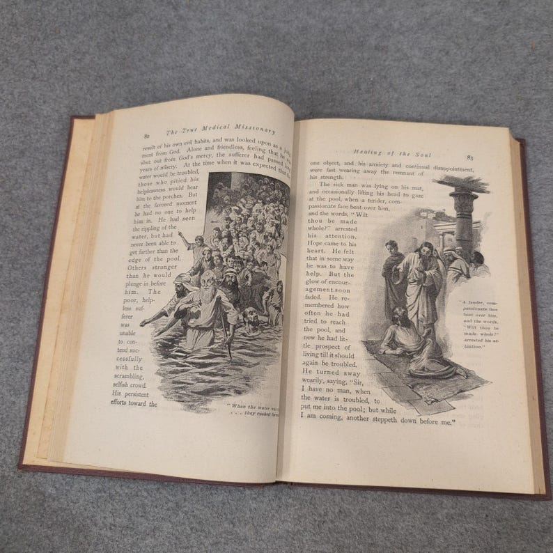 The Ministry of Healing Ellen G White 1942 Pacific Press Religious Health Book image 8