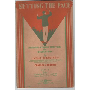 Setting the Pace Book 1 Orchestra 1st Violin A Irving Cheyette Carl Fischer image 1