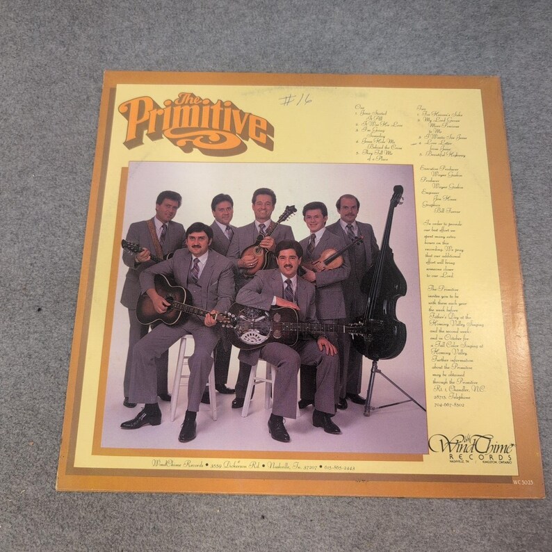 The Primitive Quartet Jesus Started It All Vinyl LP Wind Chime Records WC 5023 image 2