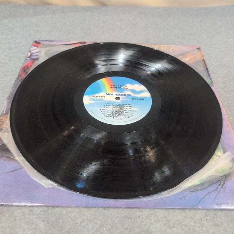 Spyro Gyra Point of View Vinilo LP 1989 MCA-6309 Promo Smooth Jazz Fusion imagen 4