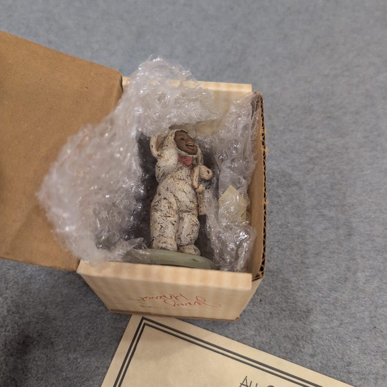 Martha Holcombe All God's Children Bootsie Bunny Figurine 1529 Signed 48 image 7