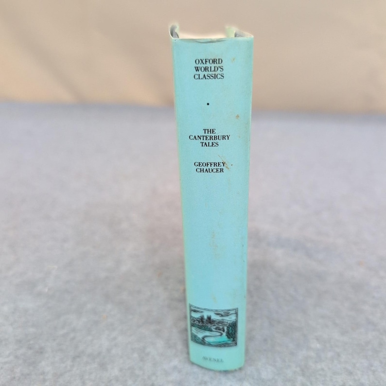 The Canterbury Tales Geoffrey Chaucer Oxford World's Classics Avenel Hardcover image 2