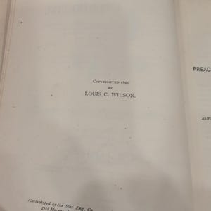 The History of Sprinkling L.C. Wilson 1895 Hardcover Religious Church History image 5