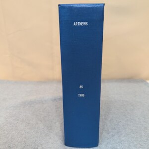 ARTnews Magazine 1986 Full Year 10 Issues Bound Volume Hardcover John Baldessari image 10
