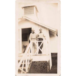 3 Vintage Photographs - Eufaula, Alabama Porch Shots image 1