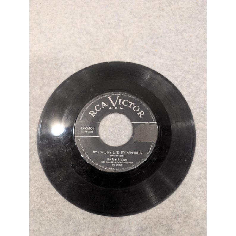 The Ames Brothers If You Want My Heart RCA Victor 47-5404 45 RPM Vinyl Record image 2