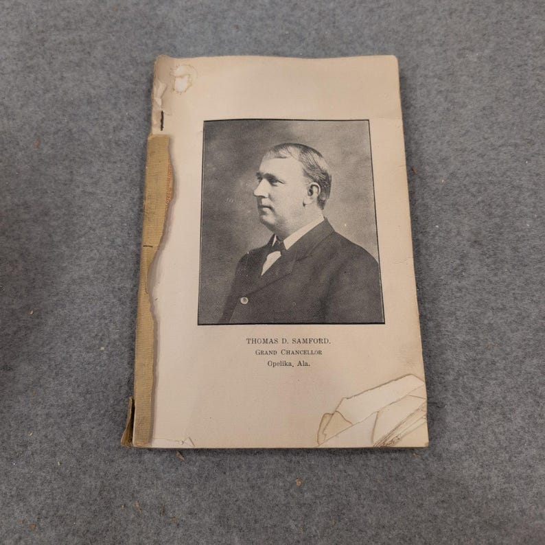 1908 Ritter von Pythias Alabama 36. Jahrestagung Tuscaloosa Bild 3