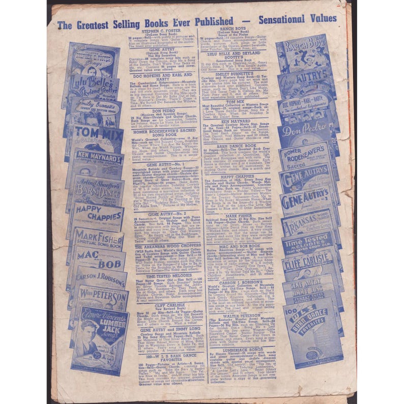 Vintage Home On The Range Sheet Music Calumet Music Co Mark Fisher Orchestra image 2