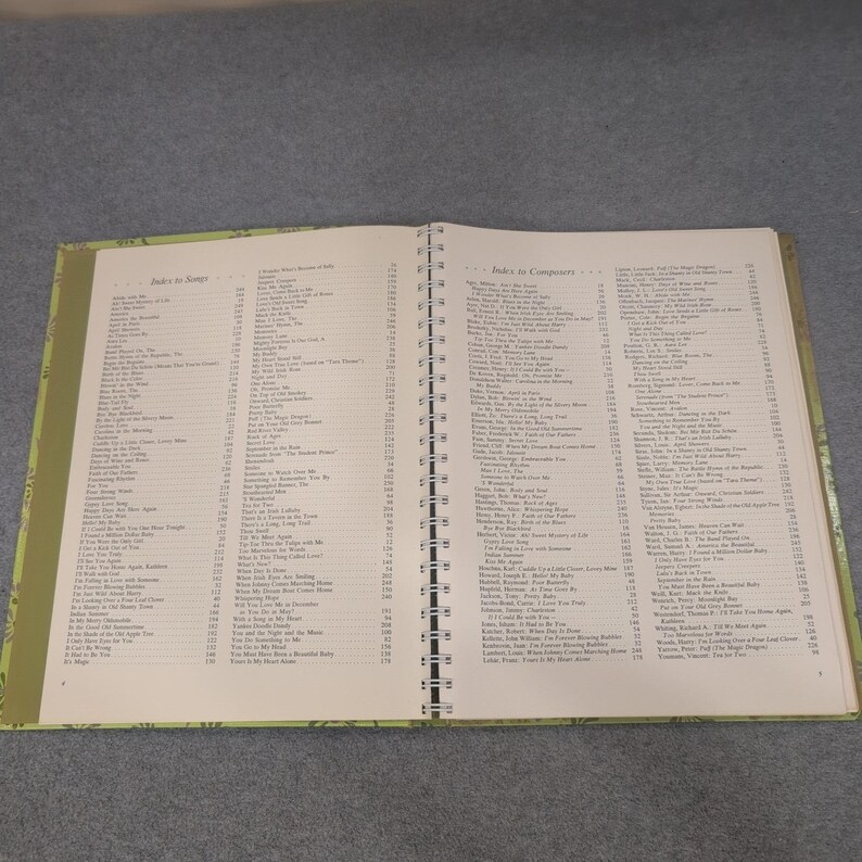 Vtg 1969 Readers Digest Family Songbook Spiral Bound Sheet Music Piano Guitar image 3
