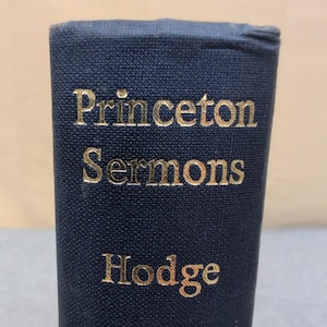Sermões de Princeton, Charles Hodge, Banner of Truth, 1958, livro de teologia em capa dura. imagem 1