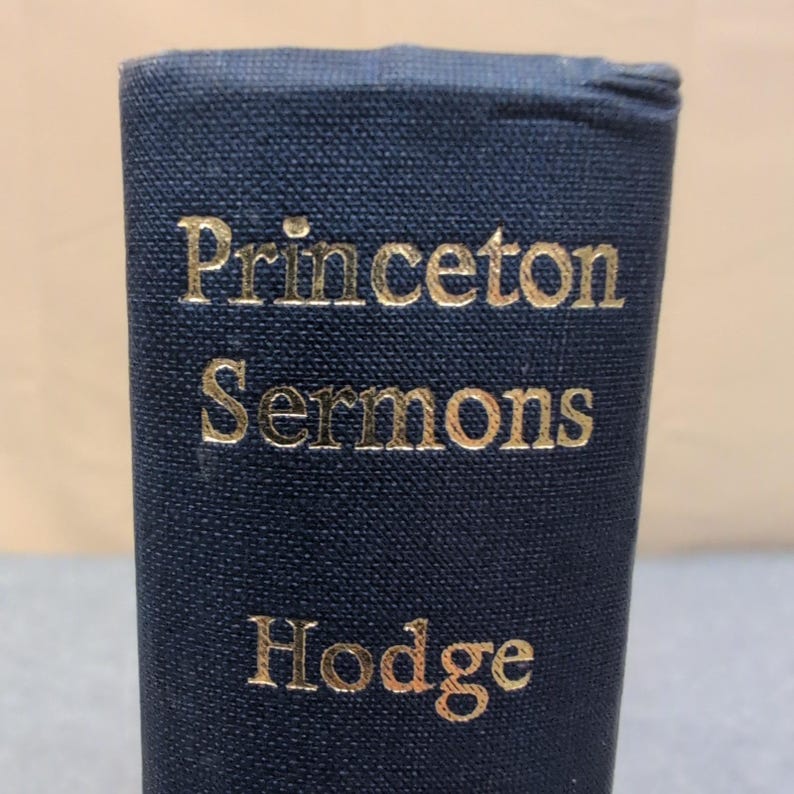Sermões de Princeton, Charles Hodge, Banner of Truth, 1958, livro de teologia em capa dura. imagem 1
