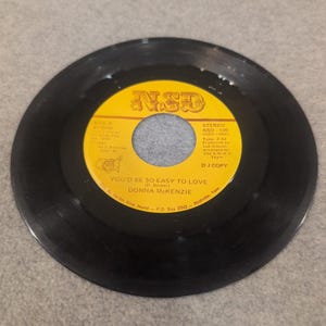 Donna McKenzie You'd Be So Easy To Love 45 RPM Vinyl NSD-109 DJ Copy 1981 image 4