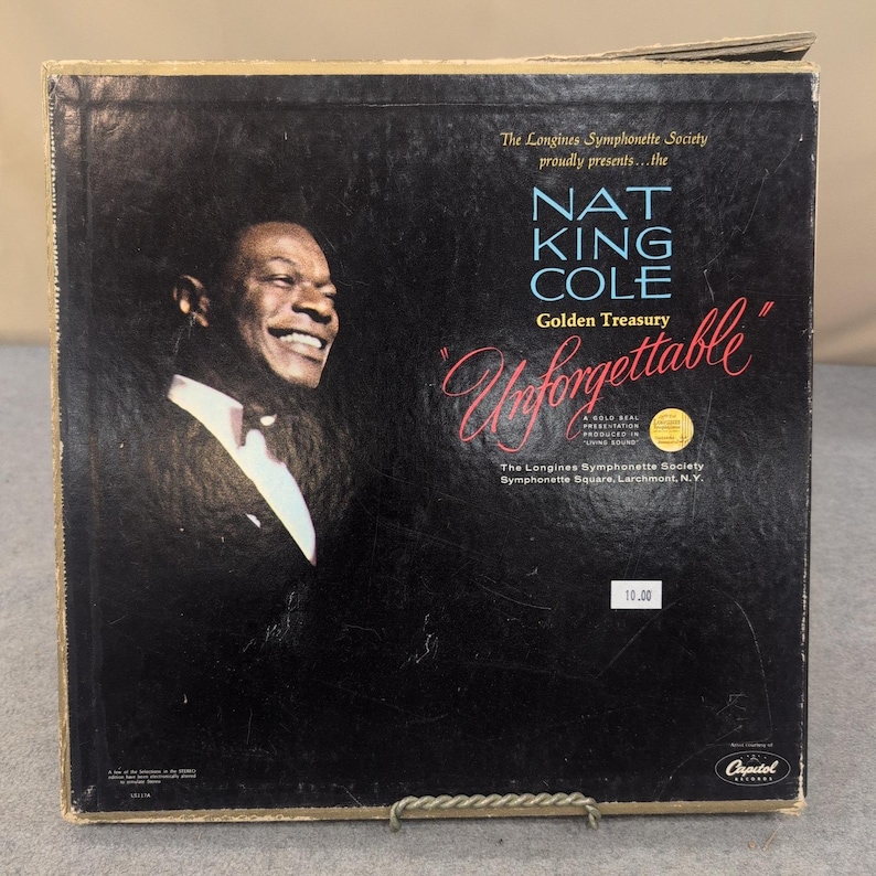 Nat King Cole Unforgettable Golden Treasury Longines Symphonette Vinyl Box Set image 1