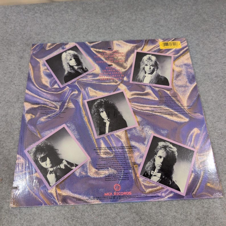 Giuffria Silk and Steel Vinilo LP 1986 MCA Records MCA-5742 Hard Rock Melódico imagen 2
