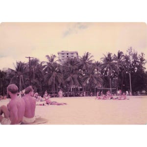 Vintage 1970s Waikiki Beach Hawaii Diamond Head Oahu Photo Lot of 11 image 2