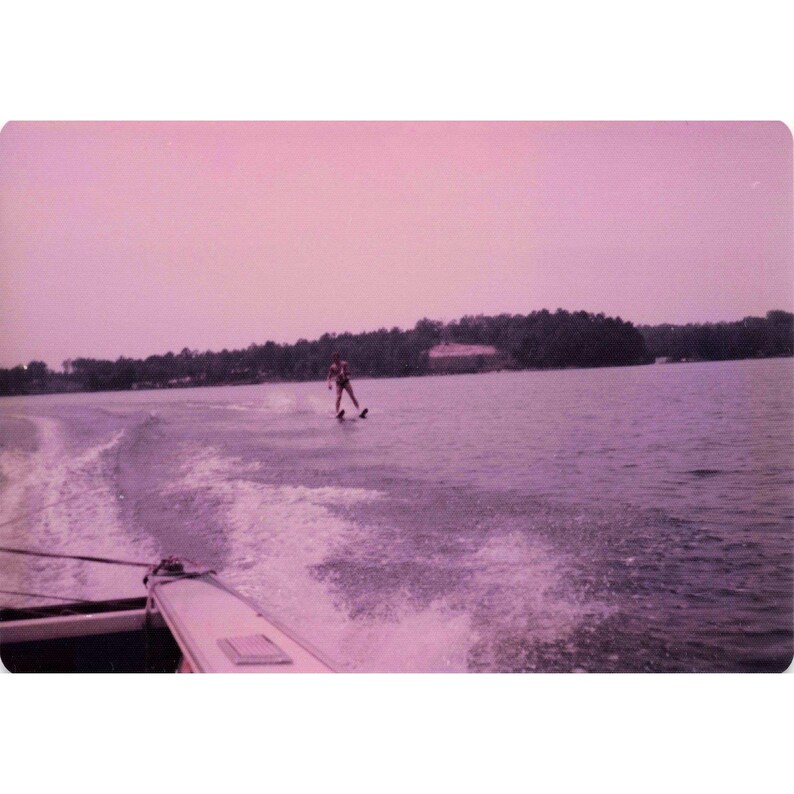 Vintage 1970s Lake Water Skiing Photos Lot of 6 Mercury 650 Motor 3.5x5 image 5