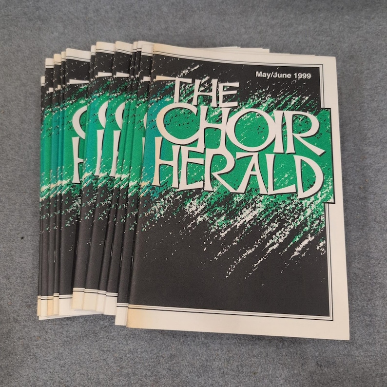 The Choir Herald May June 1999 Lorenz Publishing Choral Sheet Music Lot of 18 image 1