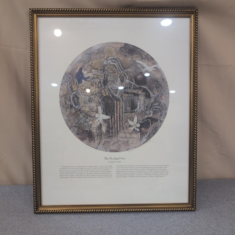 Julia W Starke The Prodigal Son Framed Signed Limited Edition Print 33/100 Art image 1