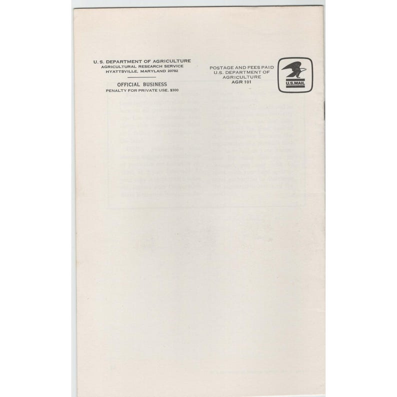 USDA Insects and Related Pests of House Plants Bulletin 67 Revised 1977 Booklet image 2