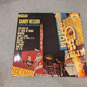 Sandy Nelson Live! In Las Vegas Vinyl LP Liberty SML 83833 German Pressing VG image 1