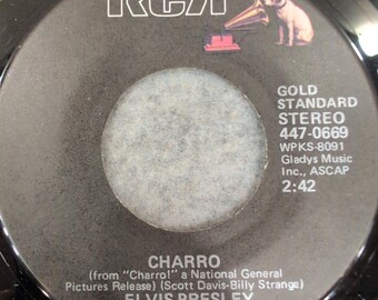 Elvis Presley Charro Memories RCA Gold Standard 447-0669 45 toeren