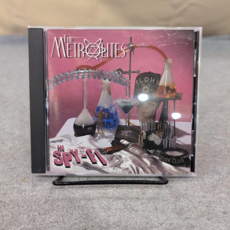 The Metrolites In Spy-Fi CD 2004 Go-Go Golem Lounge Exotica Instrumental Music image 1