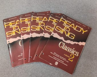Ready to Sing Classics Volume 2 SATB Choral Music 5 Book Lot Russell Mauldin