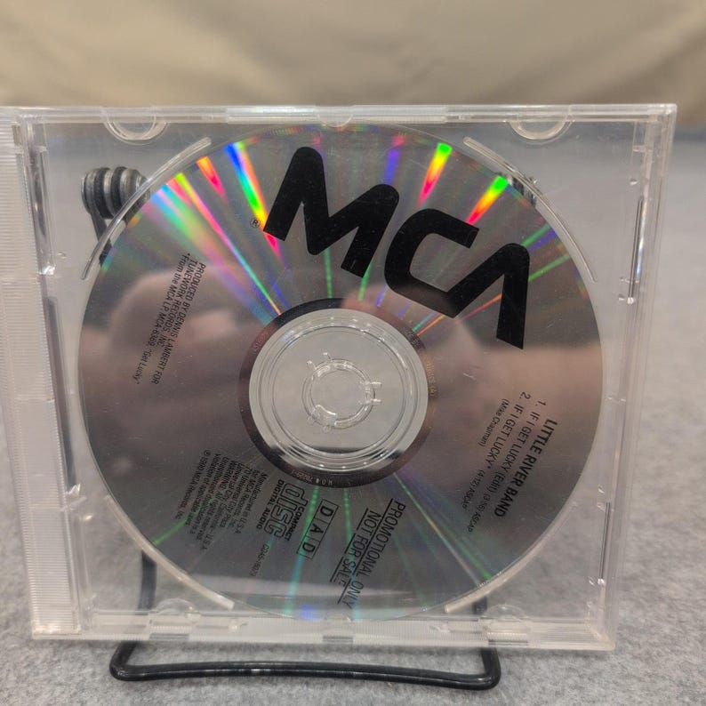 Little River Band If I Get Lucky Promo CD Single 1990 MCA Records CD45-18029 immagine 1