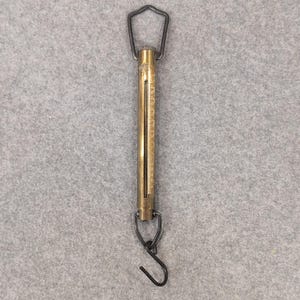 Vintage Salter Brass Spring Scale Luggage Postal Weighing Tool image 1