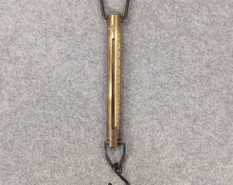 Vintage Salter Brass Spring Scale Luggage Postal Weighing Tool