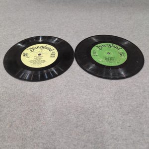 Disneyland Records Snow White and Peter Pan 33 1/3 RPM Vinyl Lot of 2 image 6