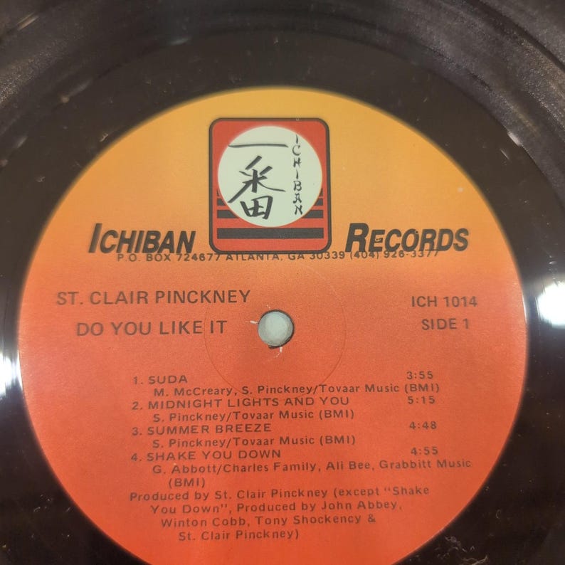 St. Clair Pinckney Do You Like It Vinyl LP Ichiban Records ICH 1014 Soul Jazz image 4