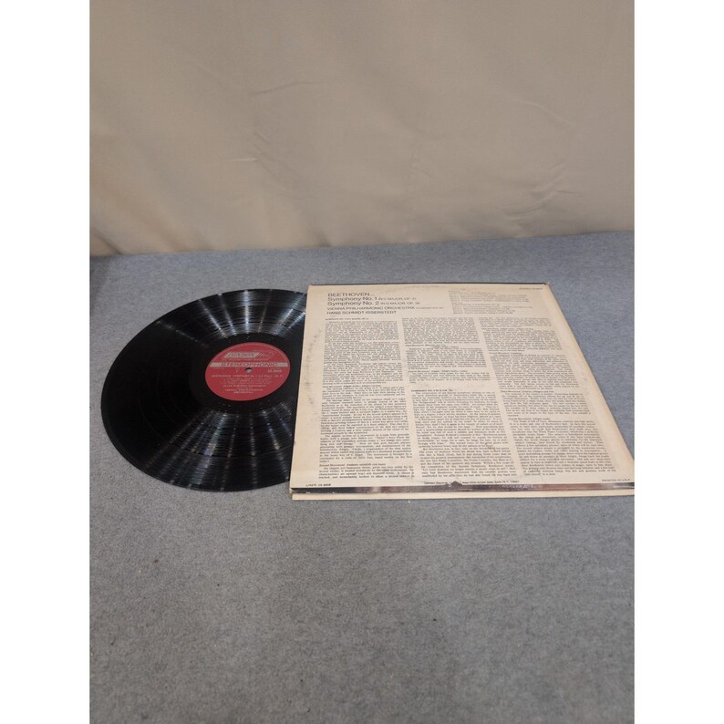 Beethoven Symphony No 1 & 2 Vienna Philharmonic London fffr Vinyl LP CS 6658 image 2