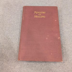 The Ministry of Healing Ellen G White 1942 Pacific Press Religious Health Book image 2